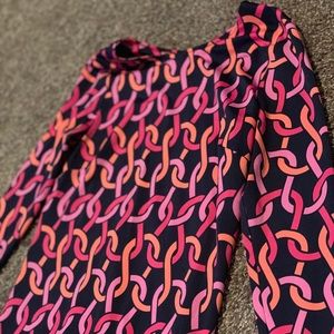 EUC Julie Brown long sleeve fitted dress